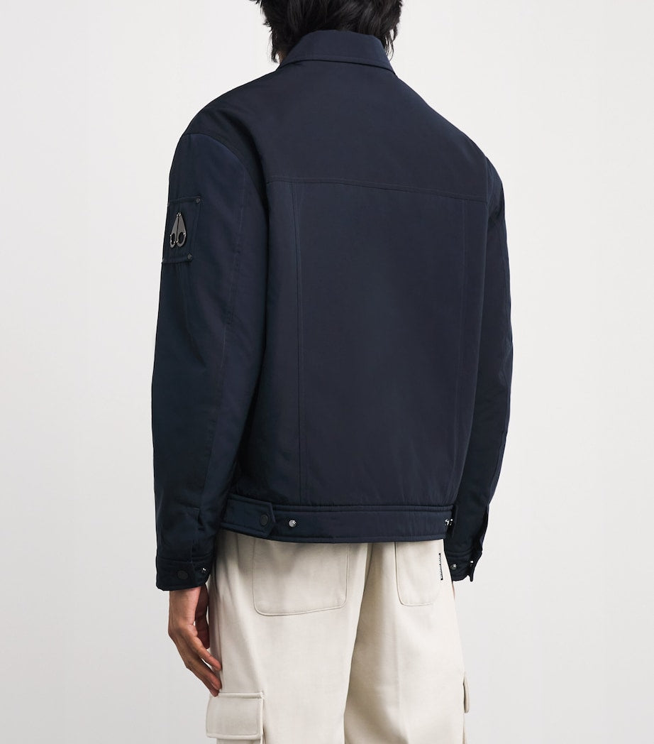 Navy Logo Bunny Shacket