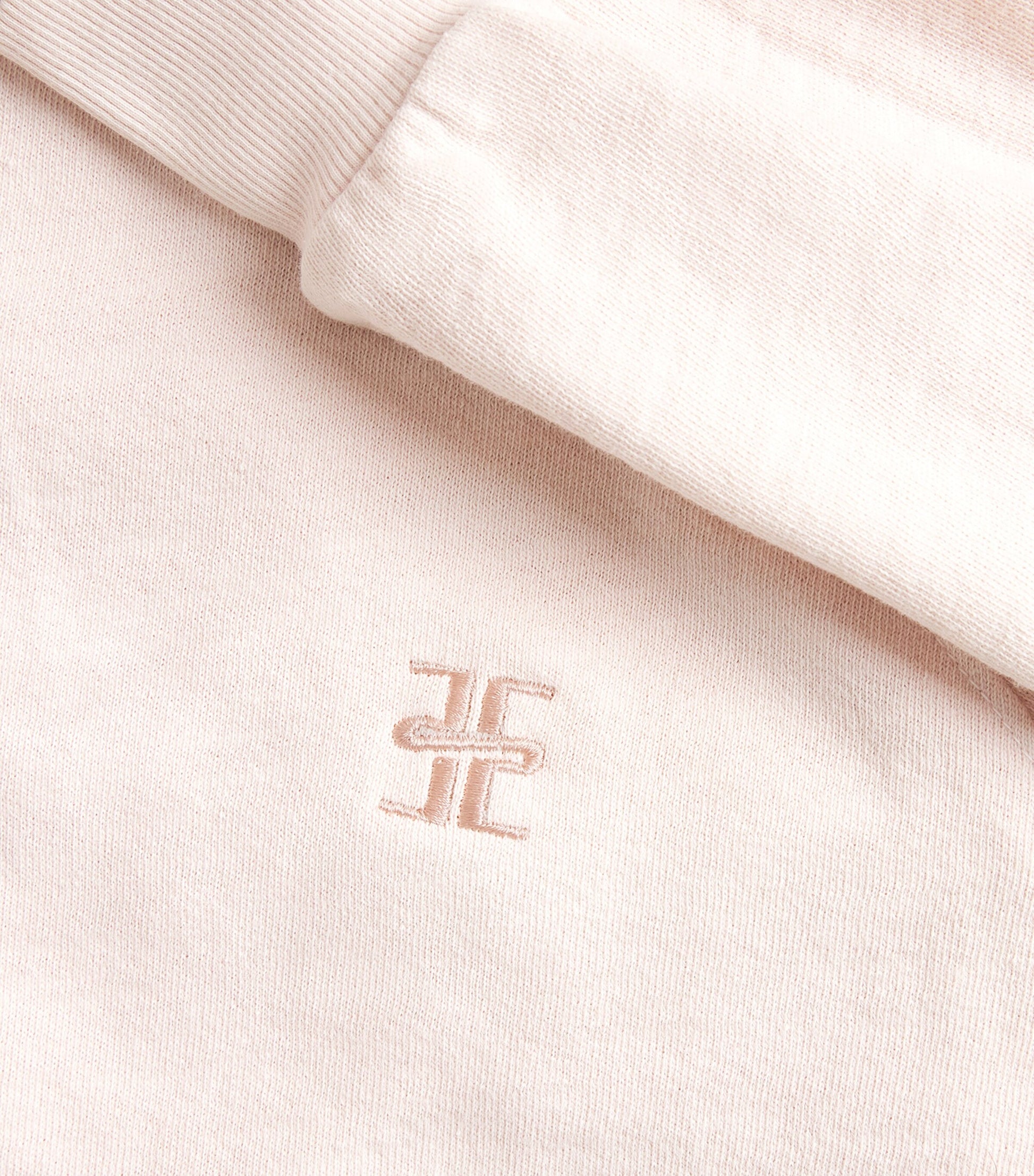 ÉTERNE Pink Cotton-Blend Sonny Sweatshirt