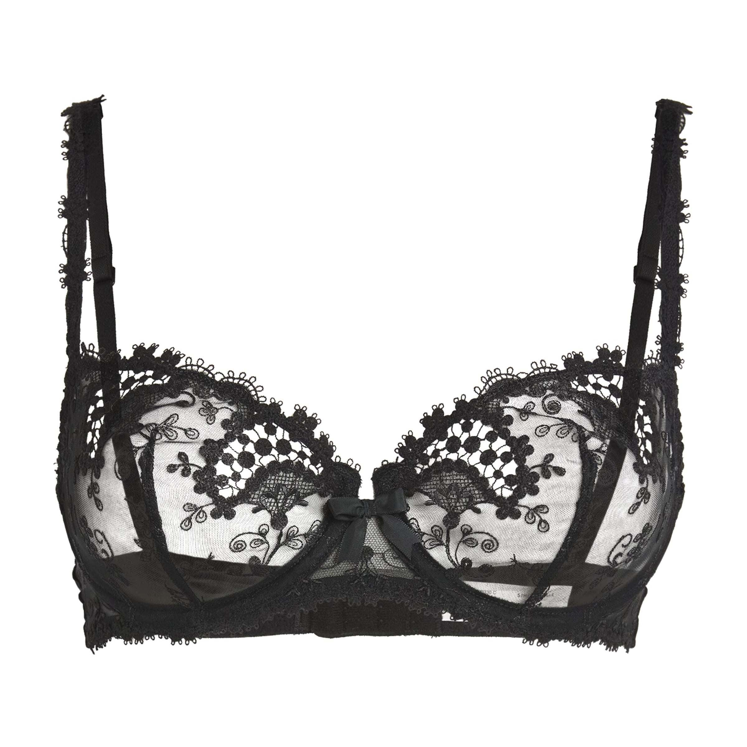 Black Lace Wish Half-Cup Bra