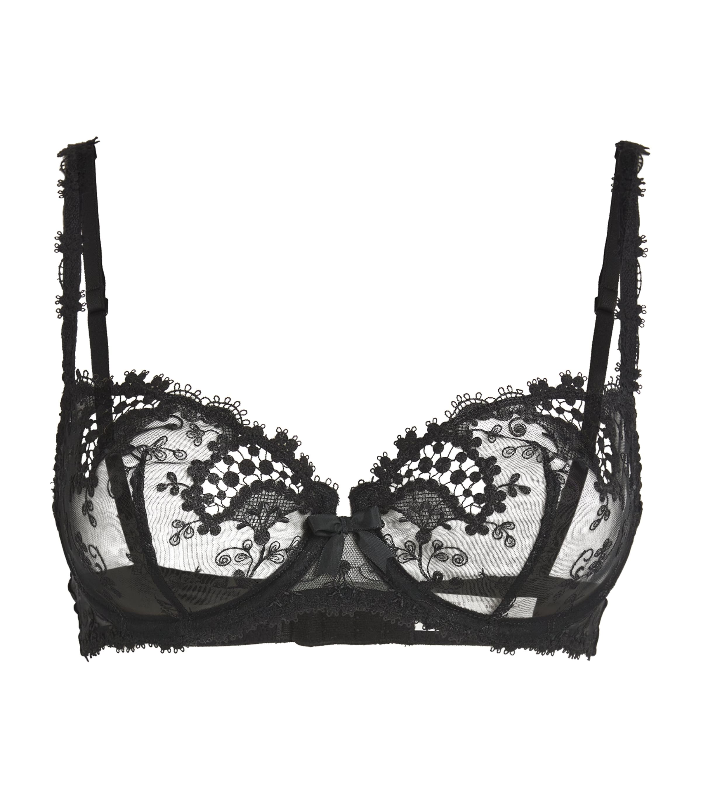 Black Lace Wish Half-Cup Bra