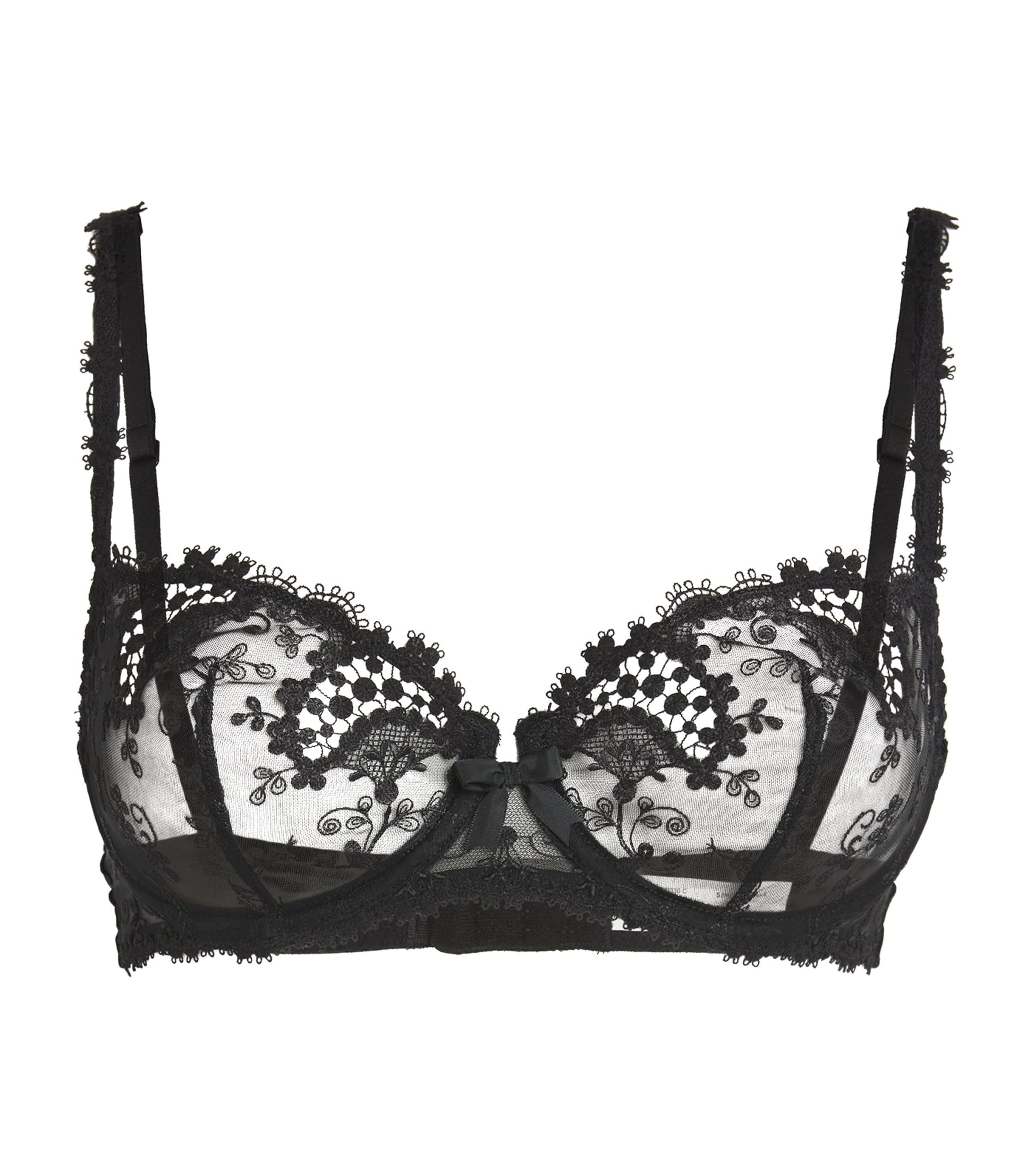 Black Lace Wish Half-Cup Bra