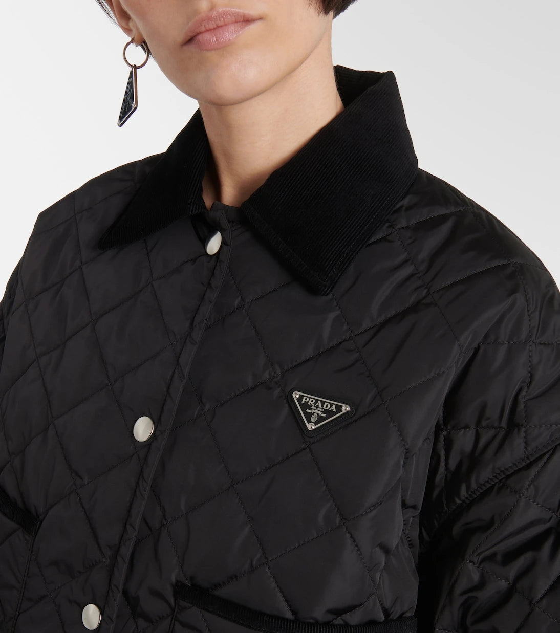 Prada - Re-Nylon quilted cropped jacket
