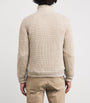 Fioroni Cashmere Beige Cashmere-Mink Bomber Jacket