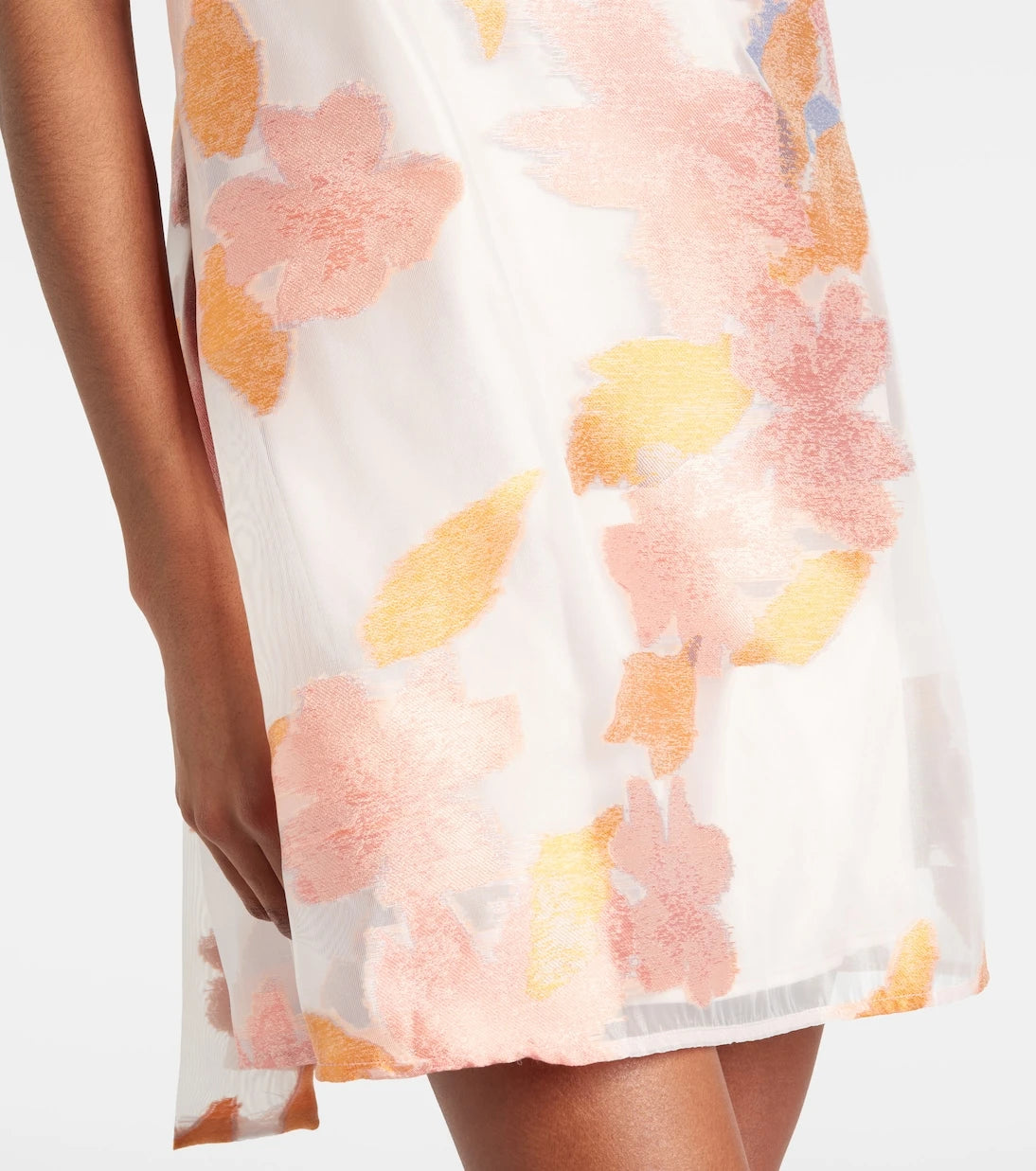 Staud - Albee floral organza minidress
