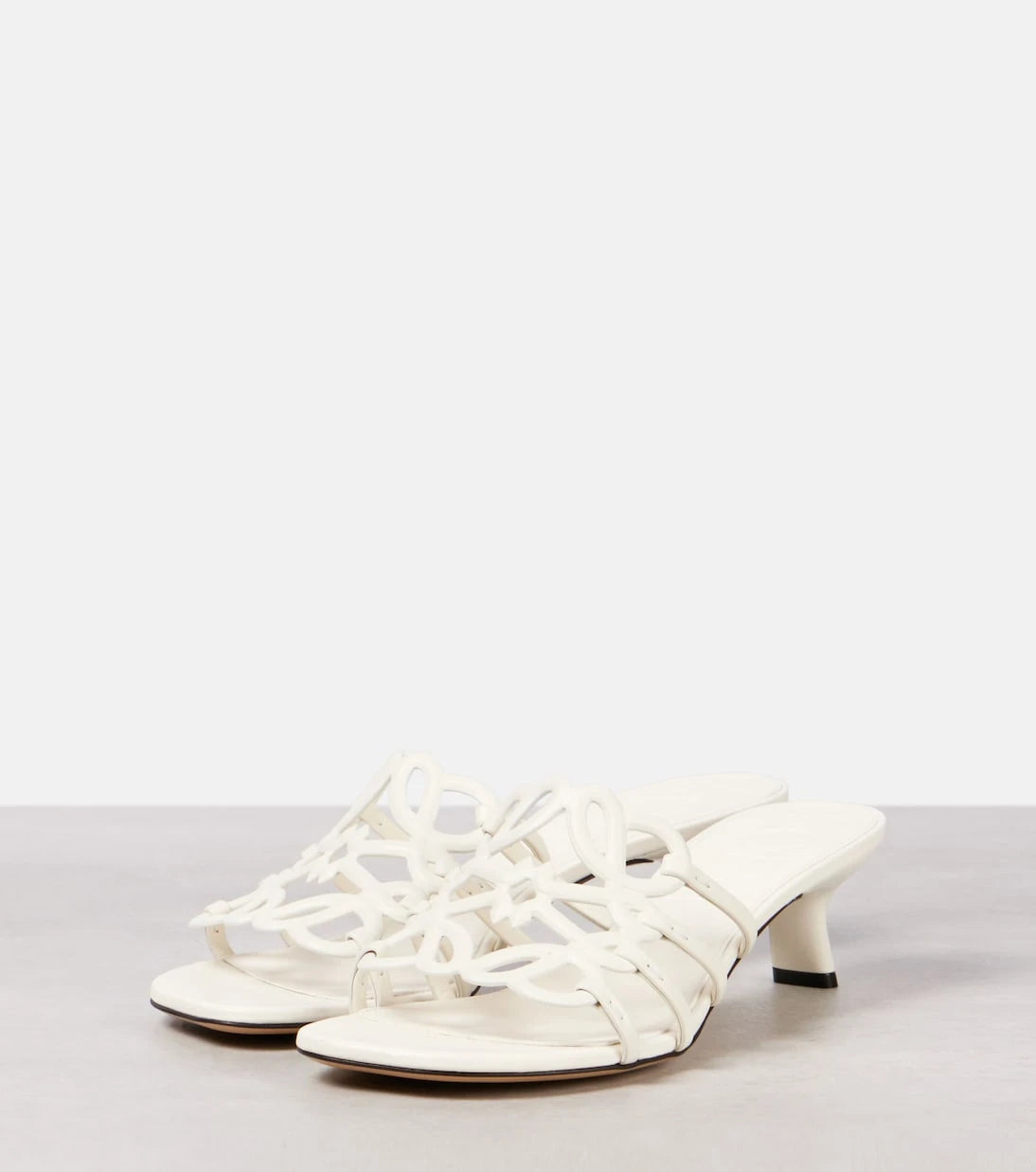 Loewe - Anagram leather mules