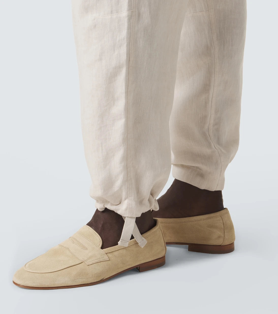 Brunello Cucinelli - Linen straight pants