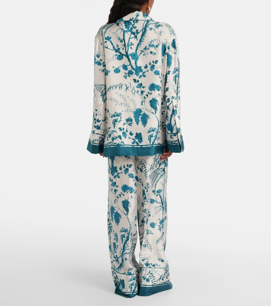 Erdem - Floral silk pajama pants