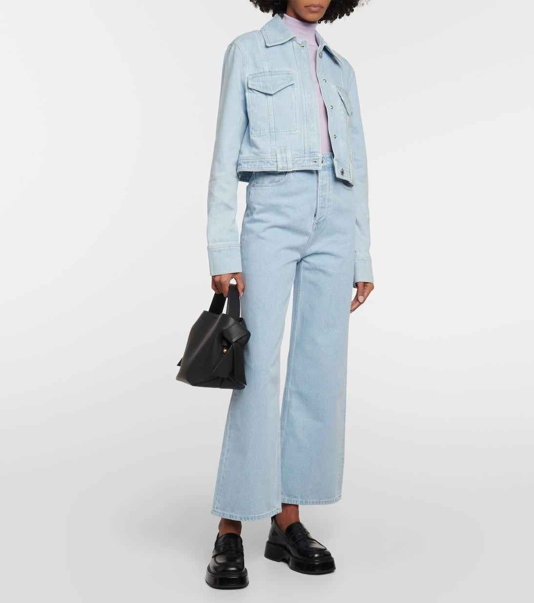 Nanushka - Josine high-rise wide-leg jeans