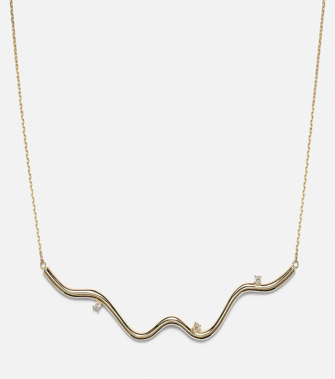Stone and Strand - Harbor Lights 10kt gold necklace with diamonds