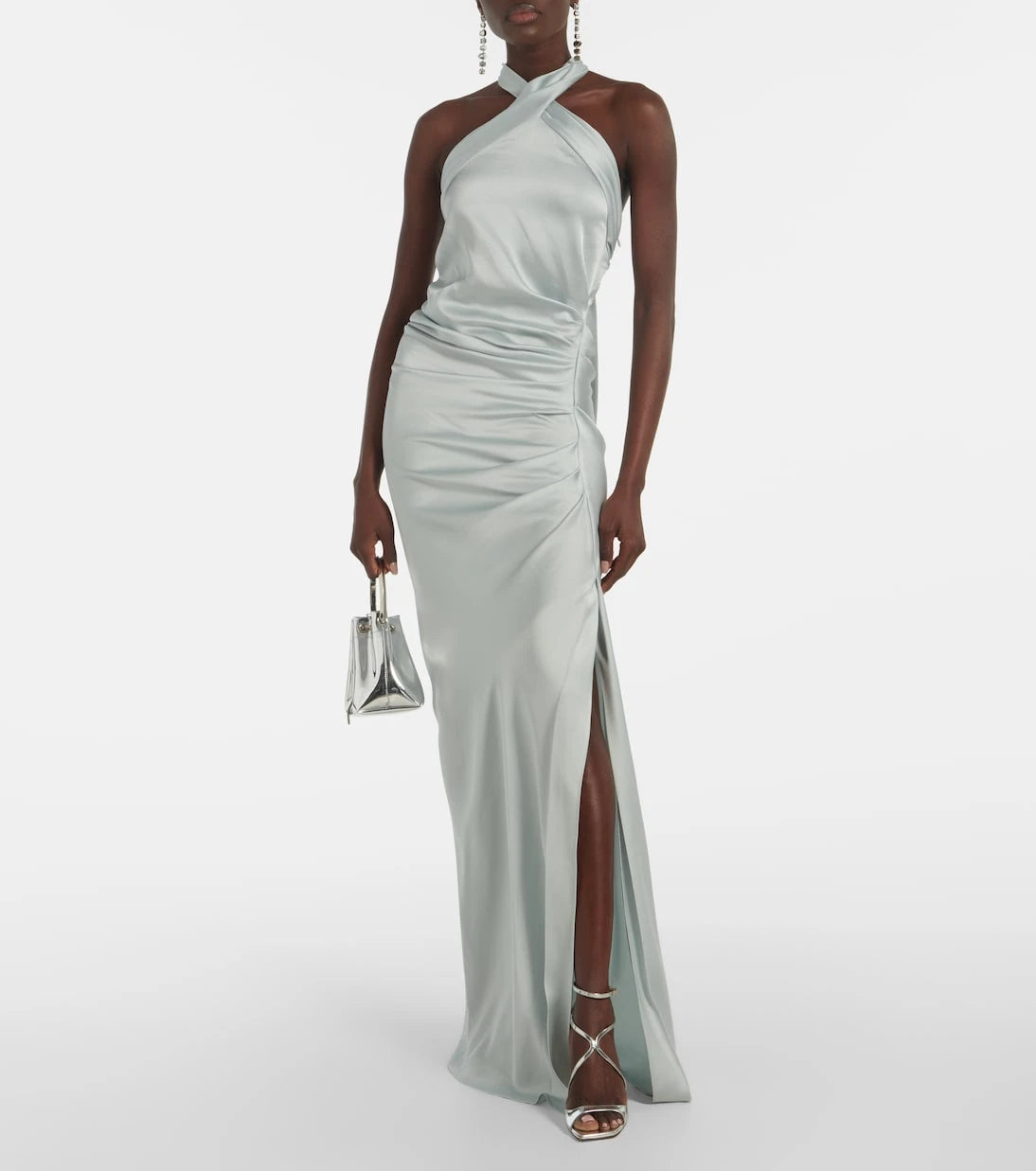 Simkhai - Draped satin maxi dress