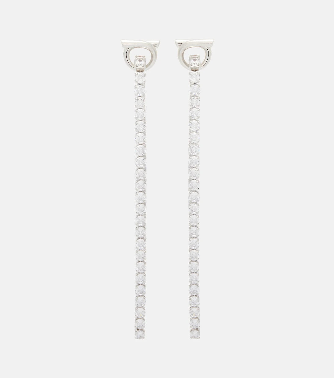 Ferragamo - Embellished drop earrings