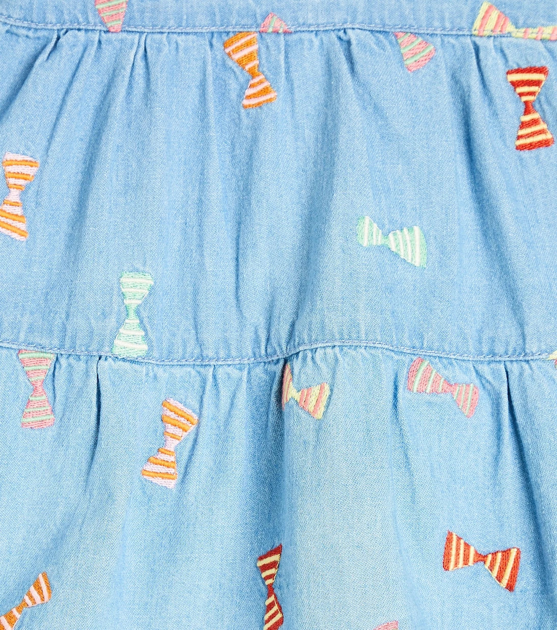 Stella McCartney Kids - Bow-detail denim dress