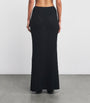 AWAY THAT DAY Black Crochet St. Lucia Maxi Skirt