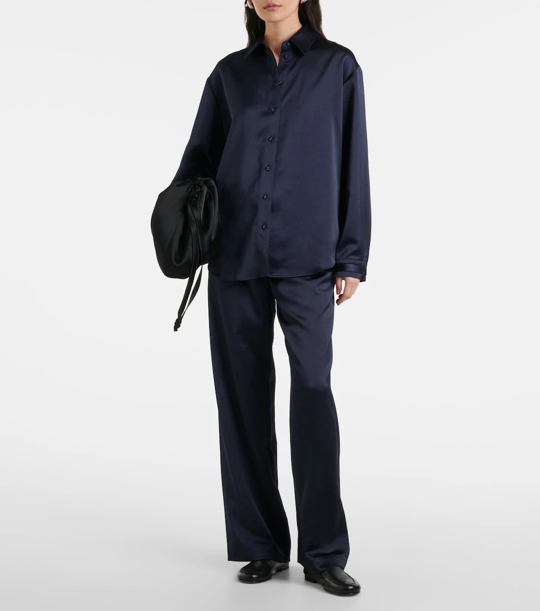 Proenza Schouler - White Label Raven satin shirt