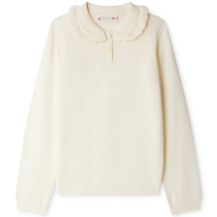 Wool Peter Pan-Collar Sweater (10-14 Years)