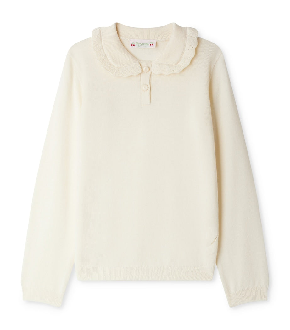 Wool Peter Pan-Collar Sweater (10-14 Years)
