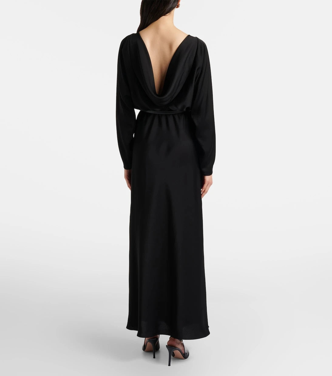 Max Mara - Draped satin gown