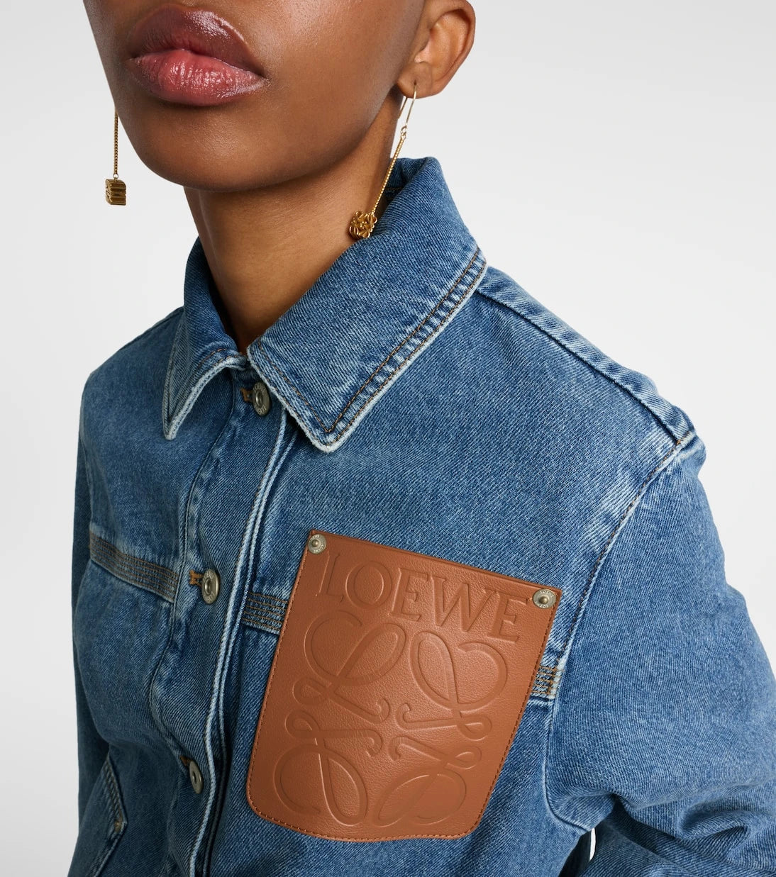 Loewe - Anagram denim ceket