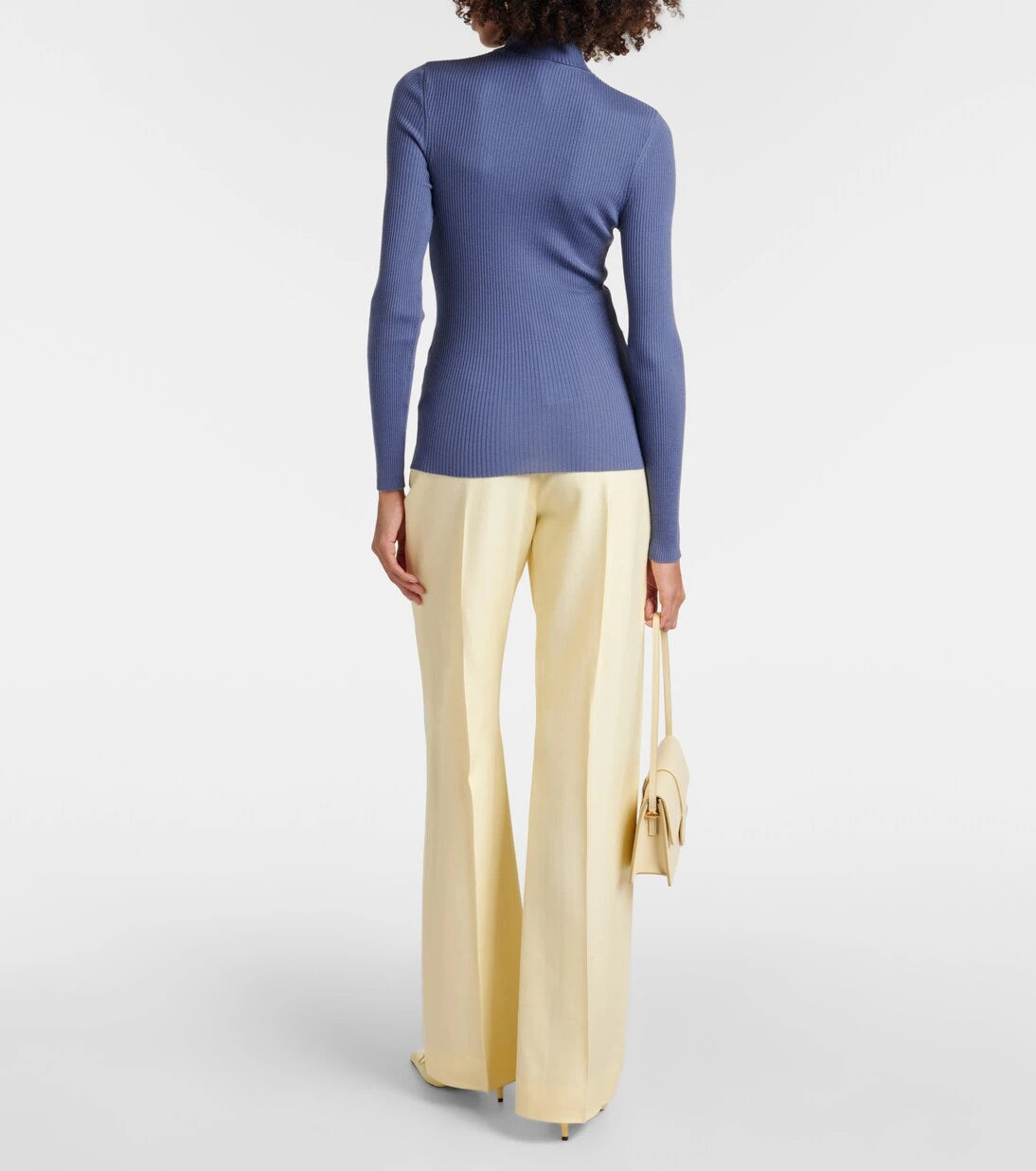 Wolford - Ribbed-knit virgin wool turtleneck top