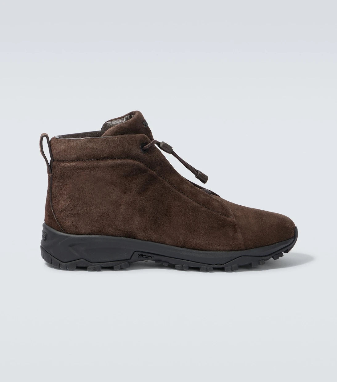 Zegna - Triple Stitch suede high-top sneakers