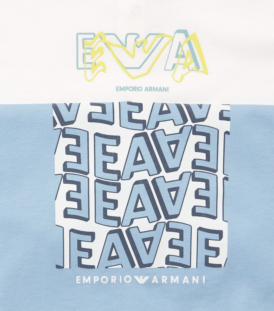 Emporio Armani Kids Pack of 2 Cotton Logo T-Shirts (6-36 Months)