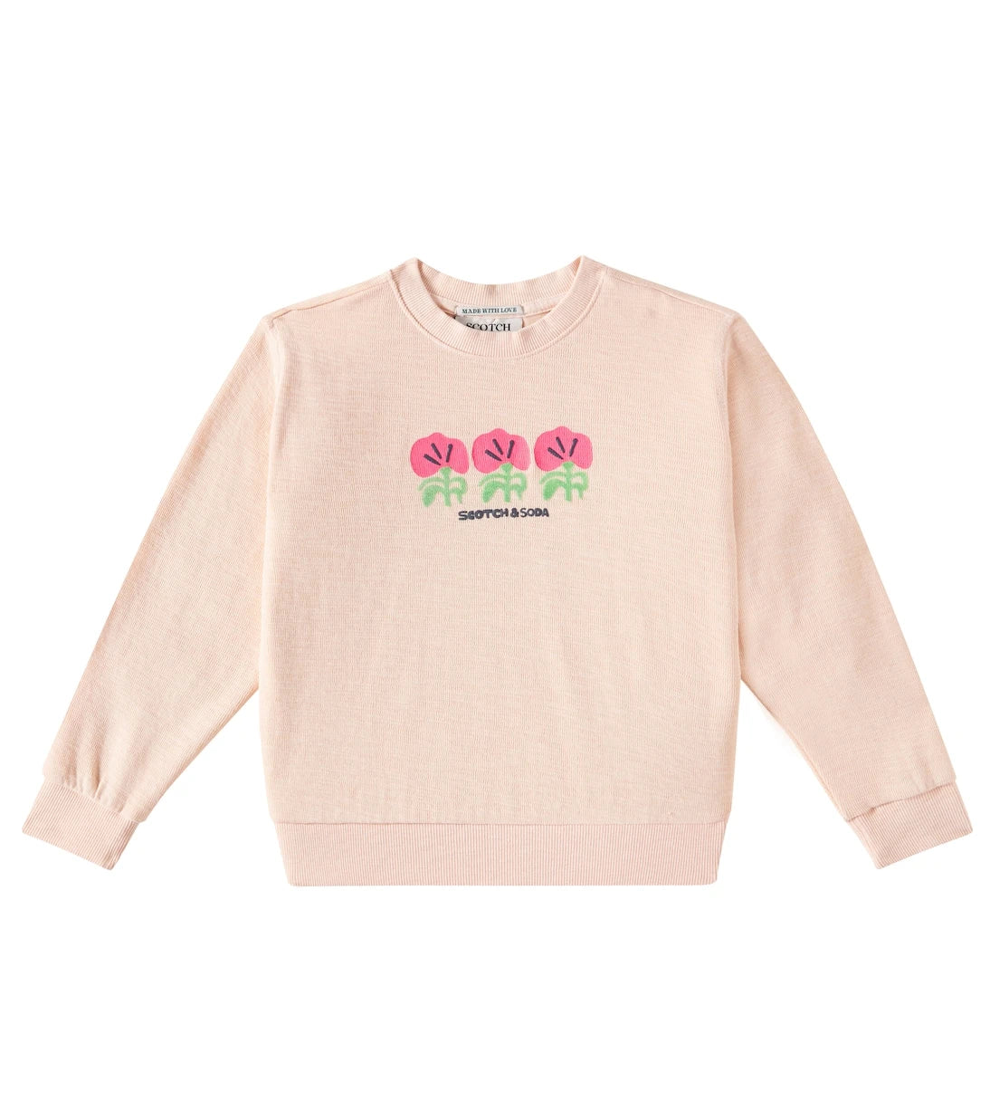 Scotch & Soda Kids - Printed cotton-blend sweatshirt