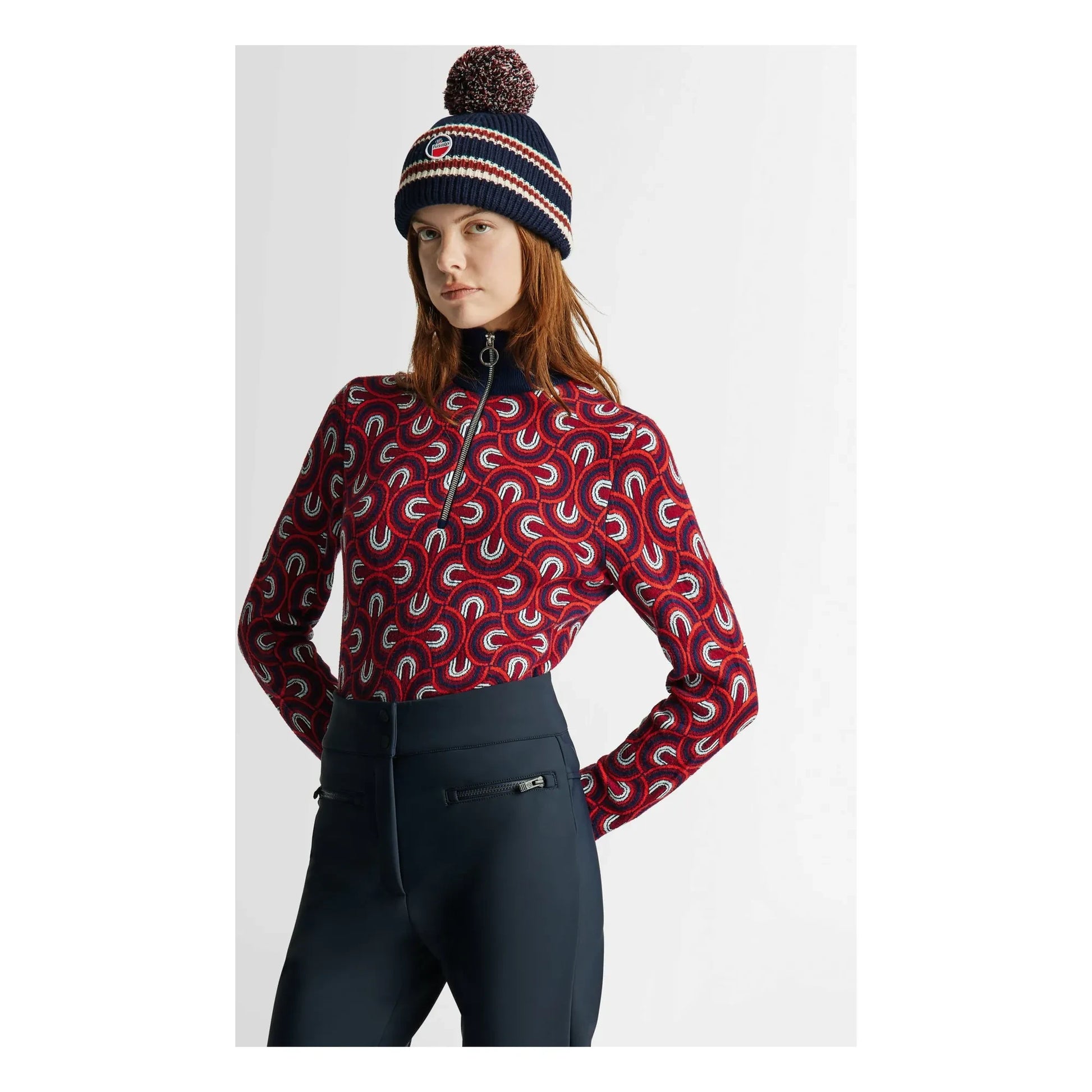 Fusalp - Knit Pill Pullover | Mahogany