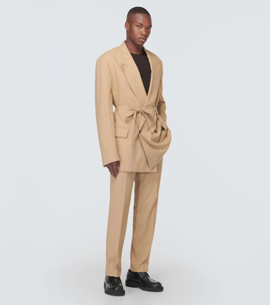 Dries Van Noten - Bishop Bis belted blazer