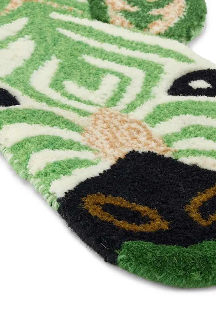 Doing Goods Grassy Zebra Yün Halı 153 x 110 cm