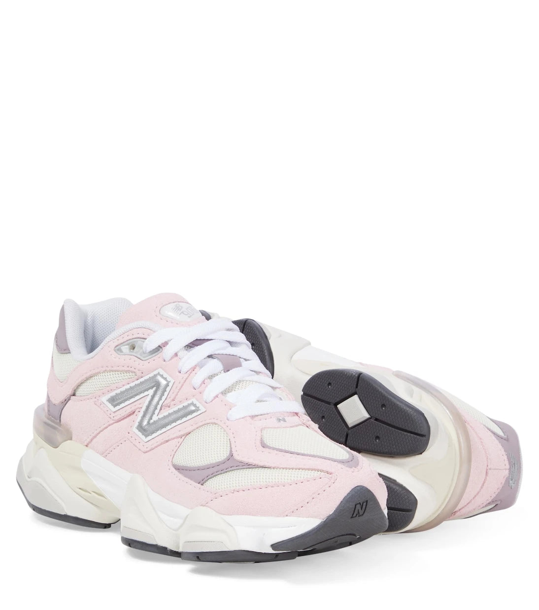 New Balance Kids - 9060 Junior leather-trimmed sneakers