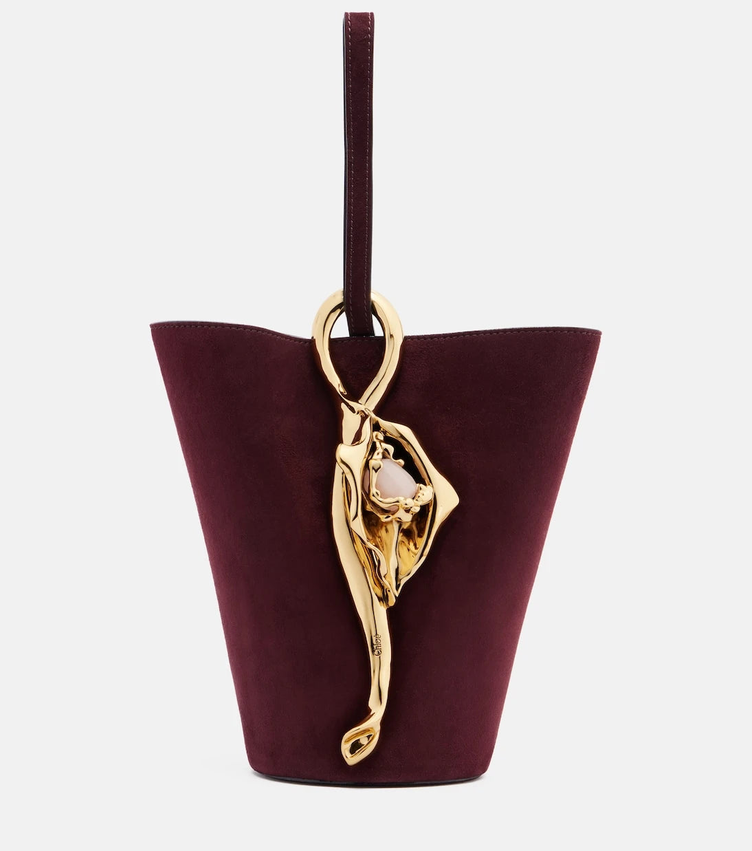 Chloé - Eden Treasures Small suede bucket bag