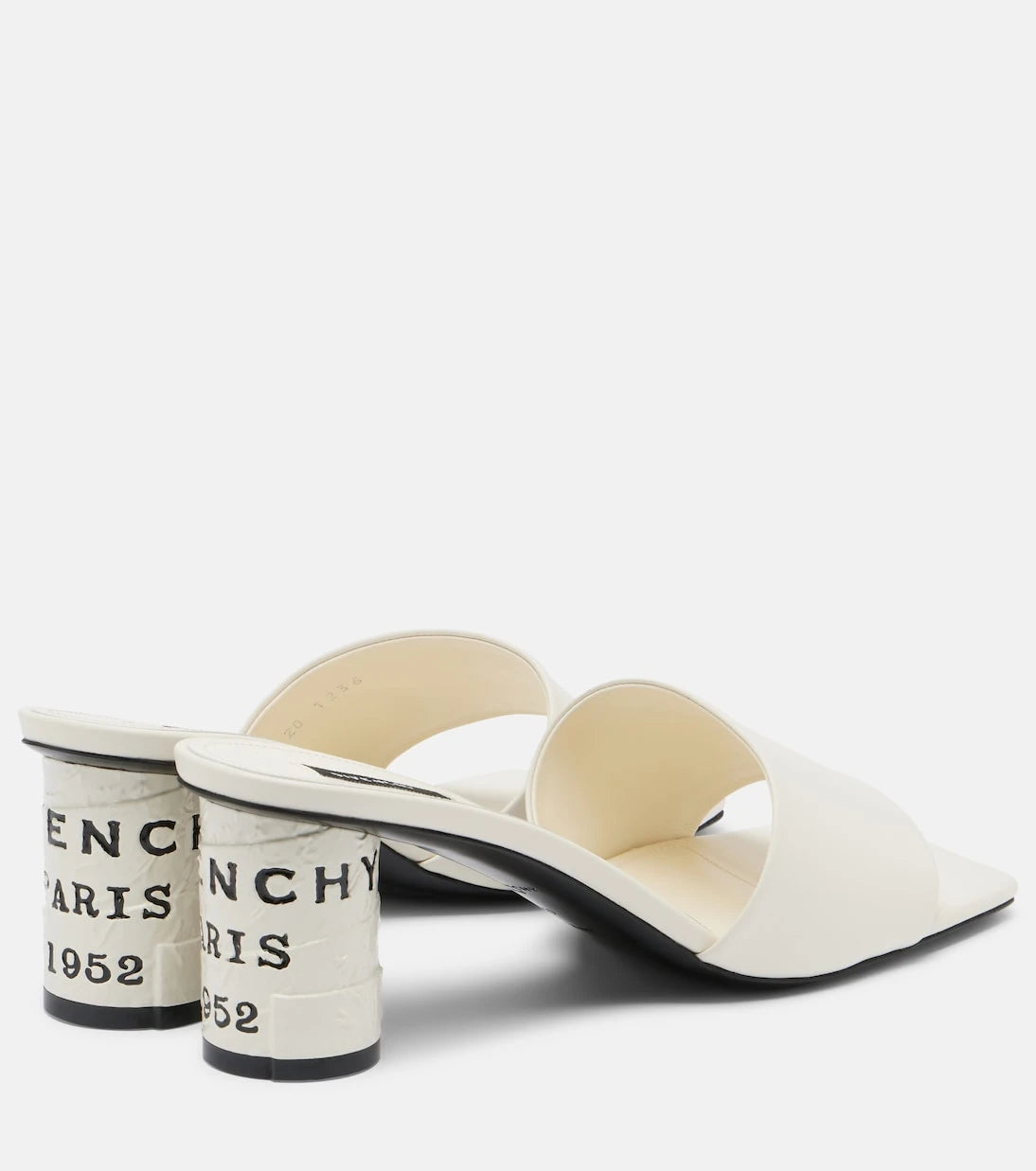 Givenchy - Tape leather mules