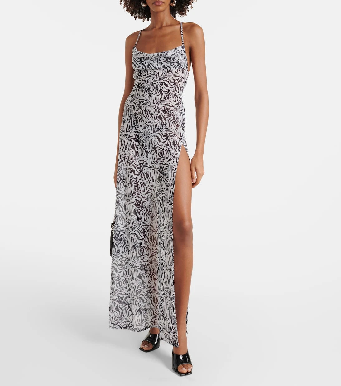 Bananhot - Sahara zebra-print maxi dress
