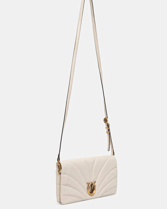 Pinko kadın deri crossbody çanta
