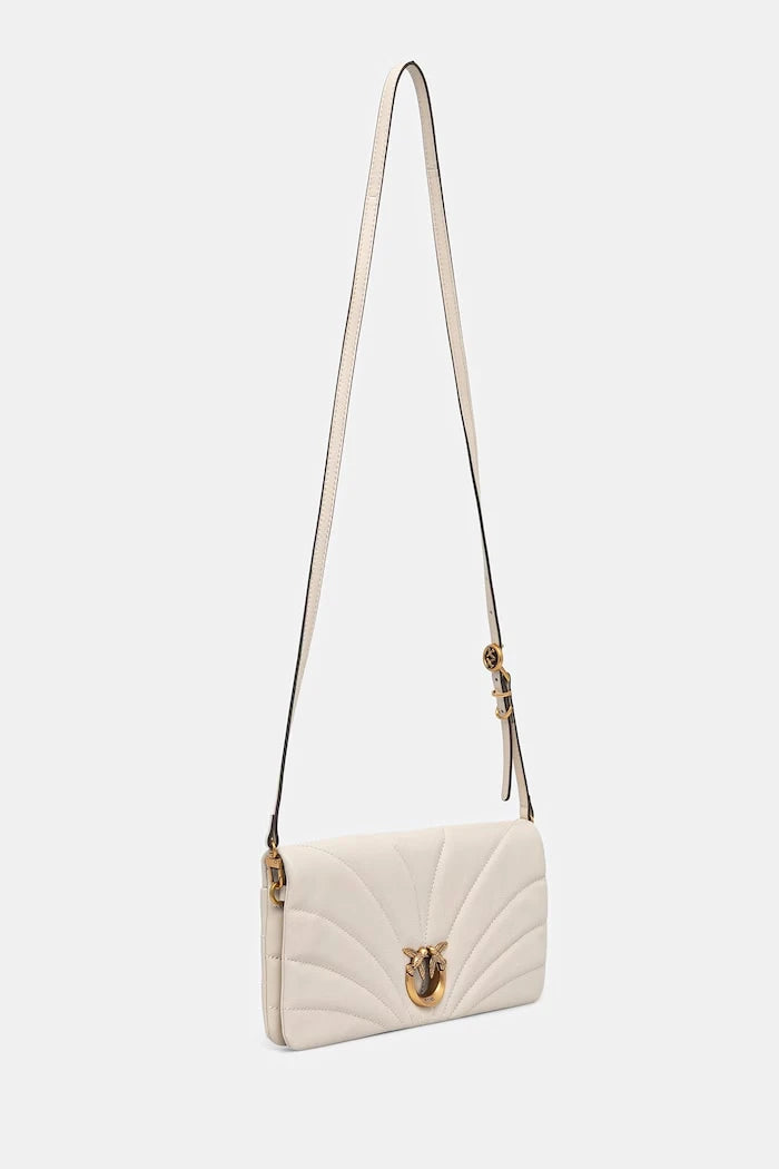 Pinko kadın deri crossbody çanta