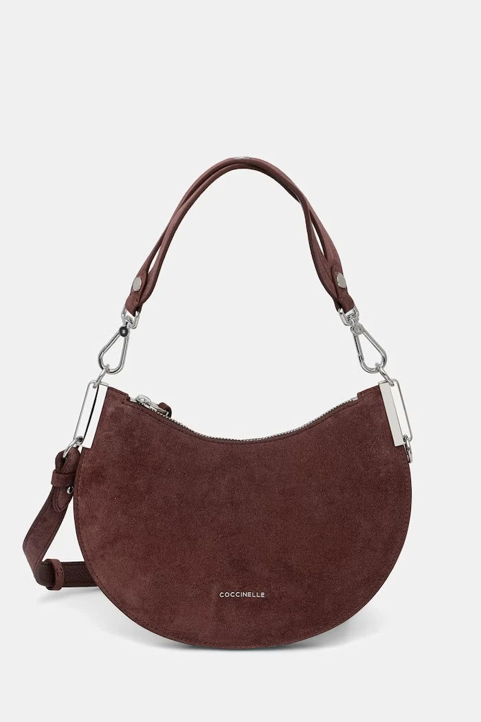 Coccinelle kadın süet çapraz çanta