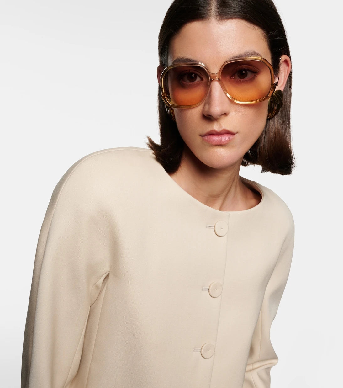 Chloé - Wavy square sunglasses