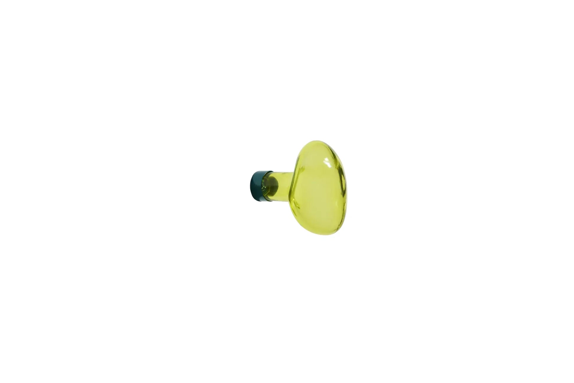 Petite friture - Glass coat hook Bubble small | Green