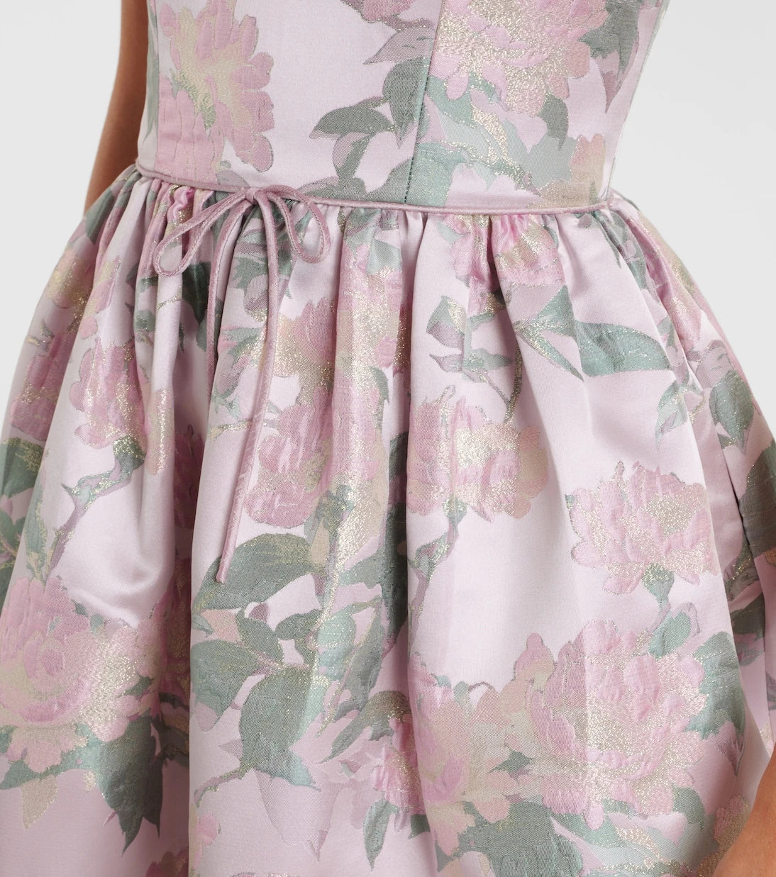Markarian - Apple floral brocade corset dress