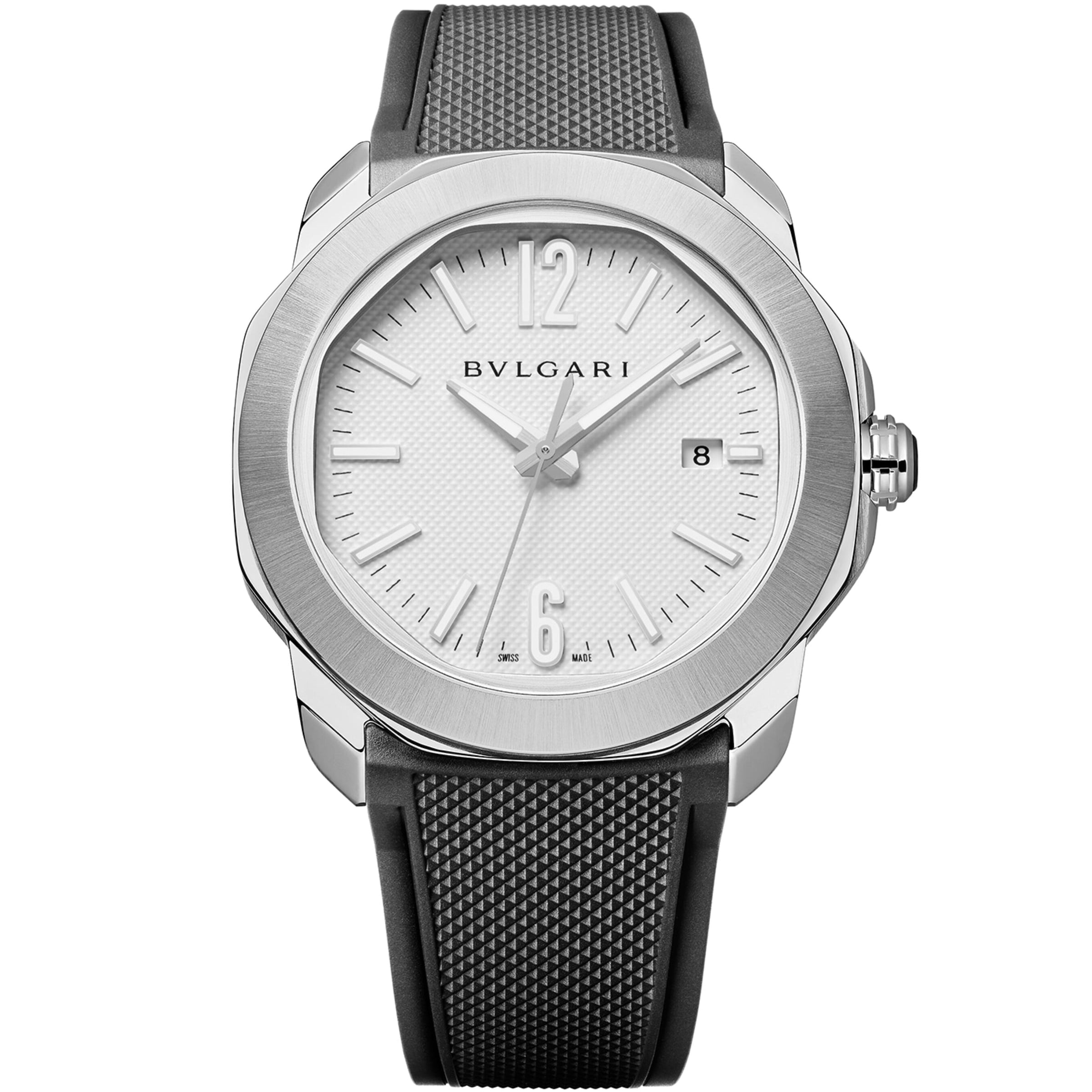 Stainless Steel Octo Roma Automatic Watch 41mm