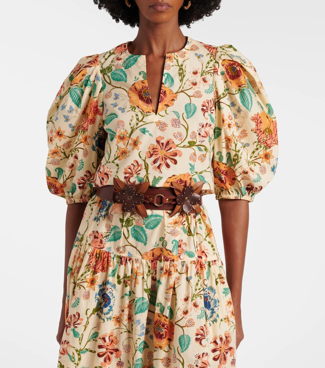 Ulla Johnson - Florielle floral cotton top
