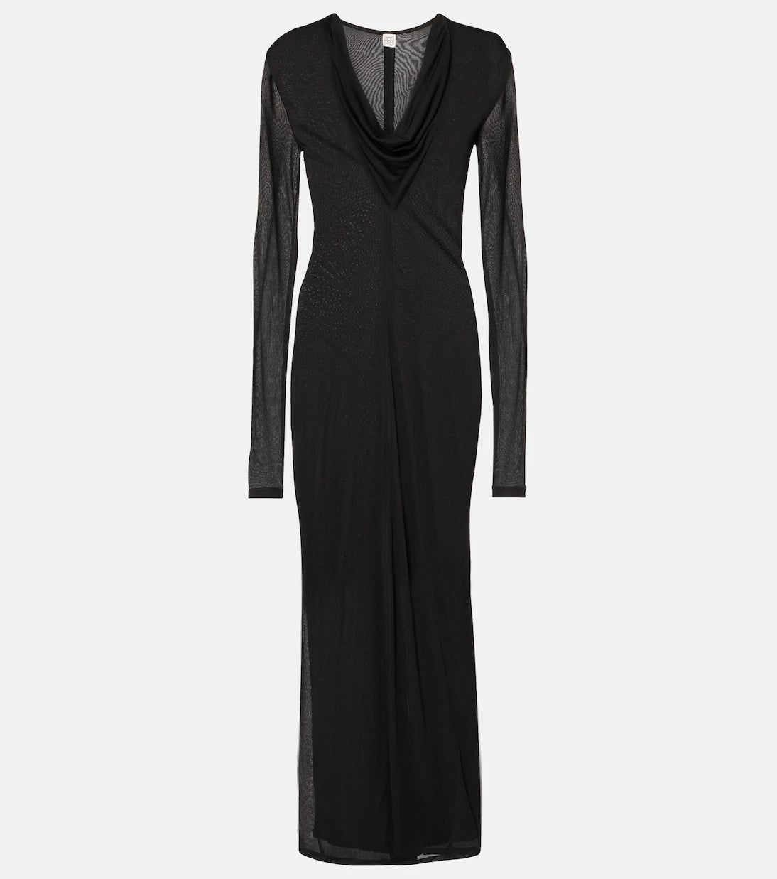 Toteme - Draped jersey midi dress