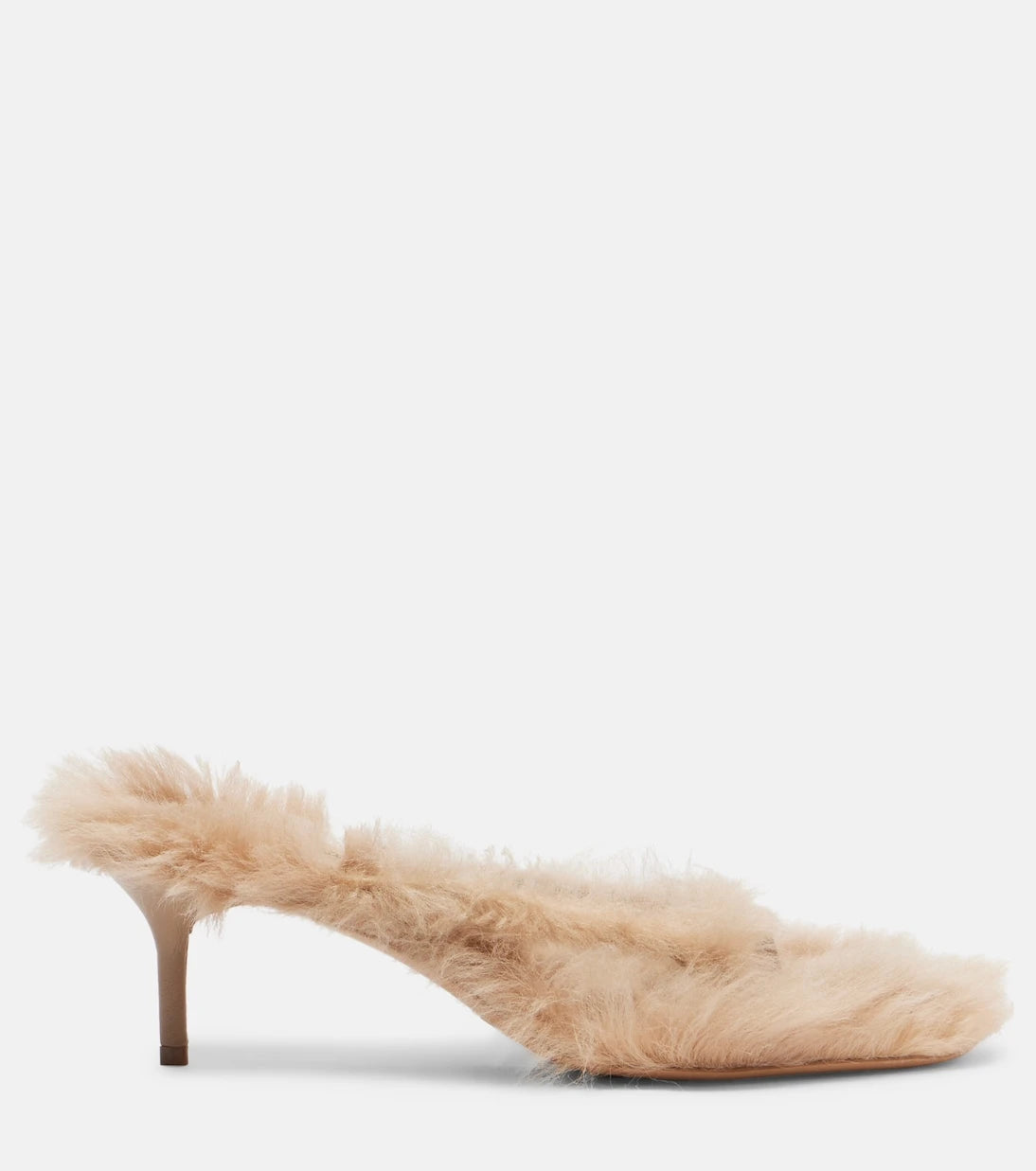 Acne Studios - صندل ثونغ من جلد الغنم