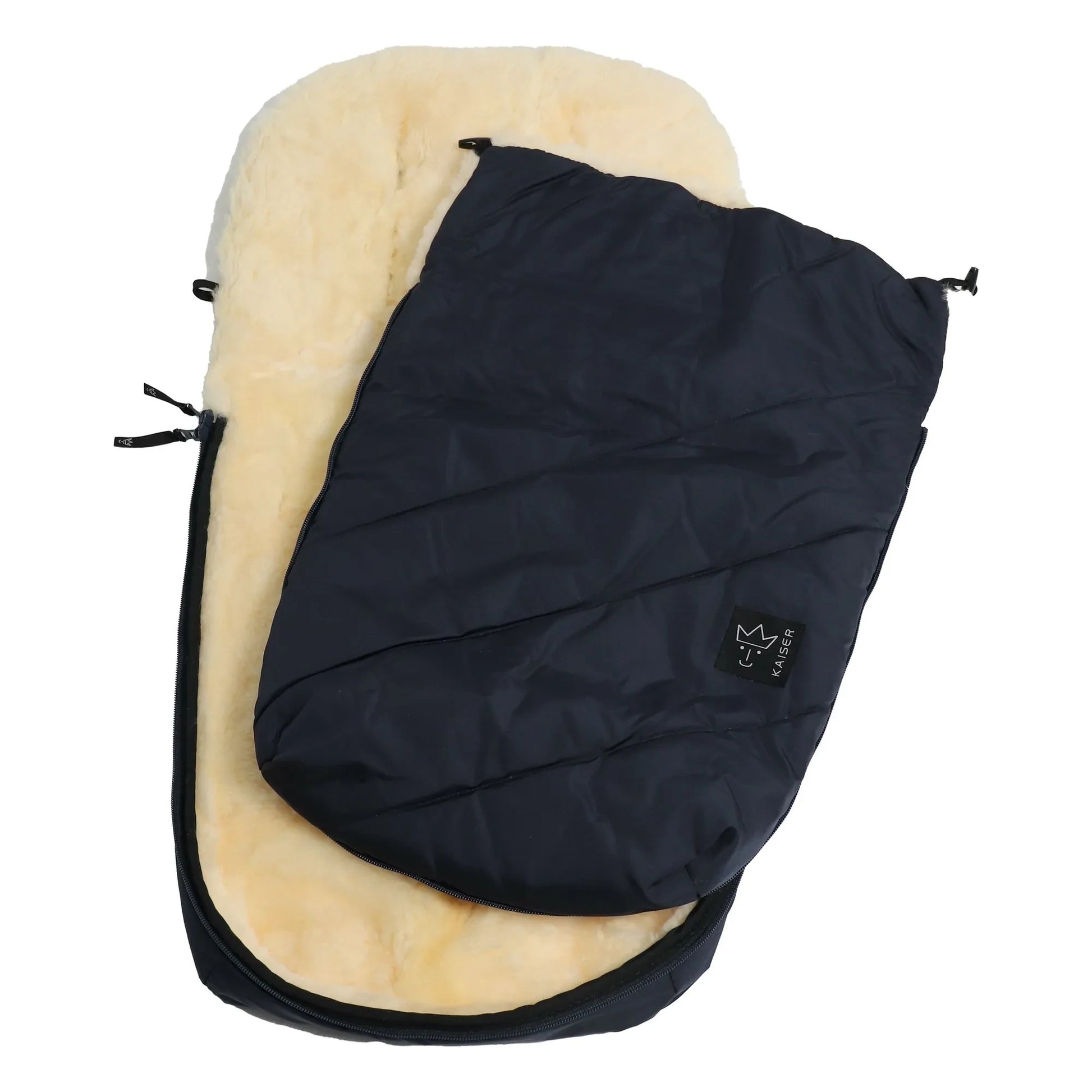 Kaiser - Hugo Lambskin Universal Footmuff | Navy blue