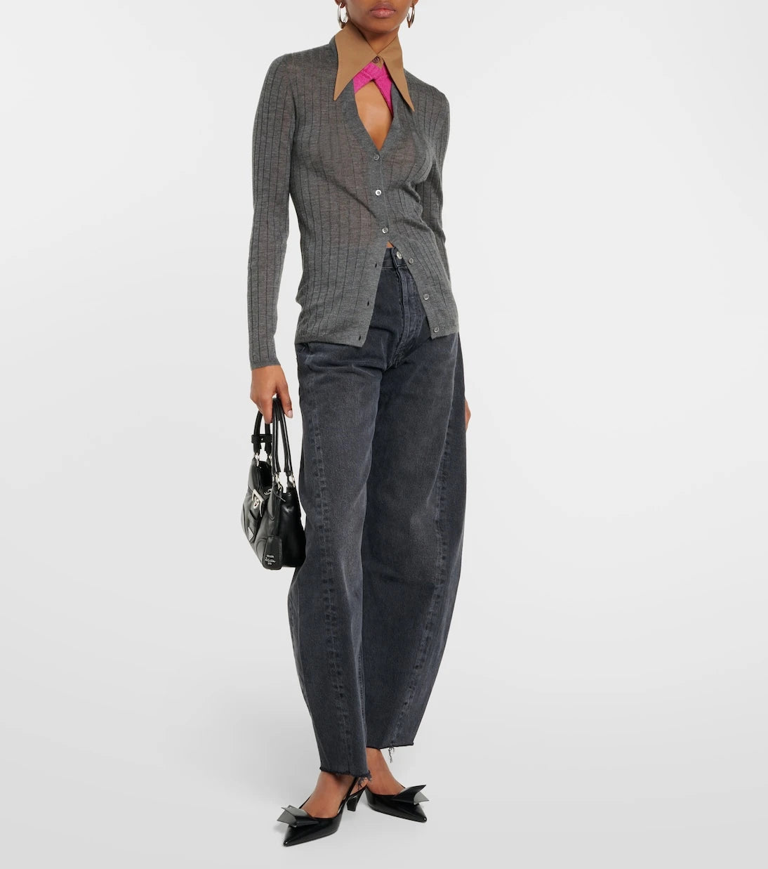 Agolde - Luna high-rise barrel-leg jeans