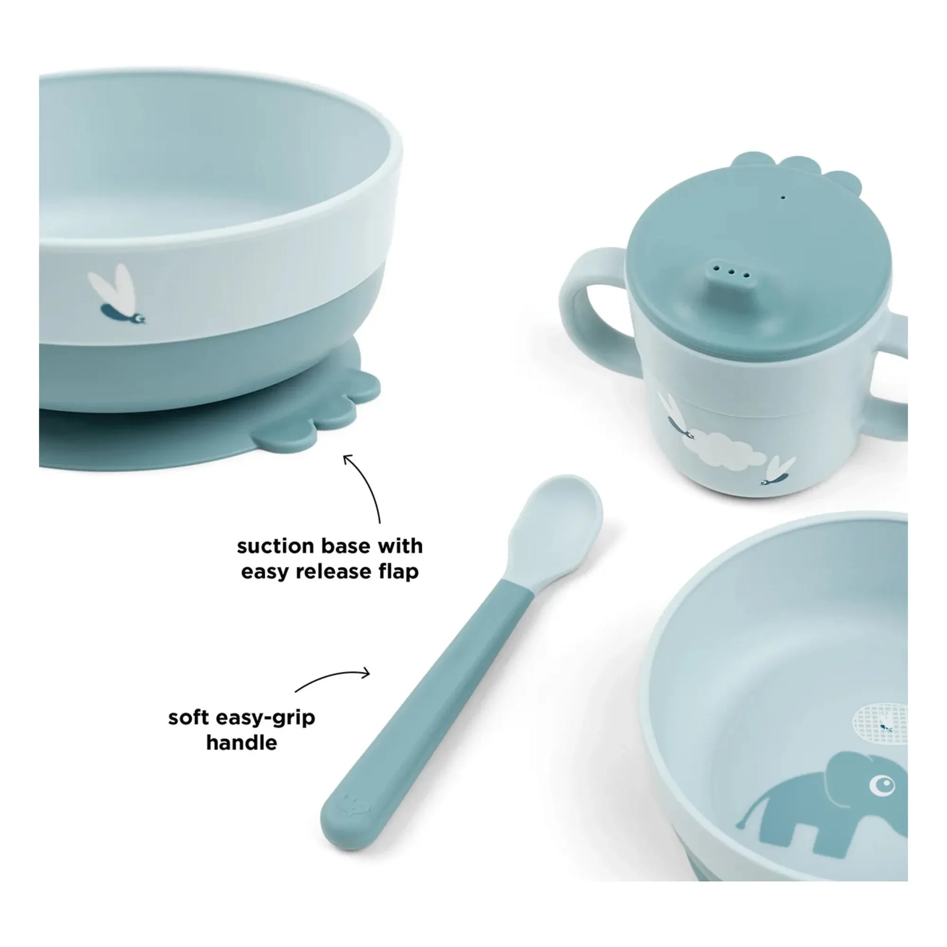 Done by deer - Elphee meal set | Blue