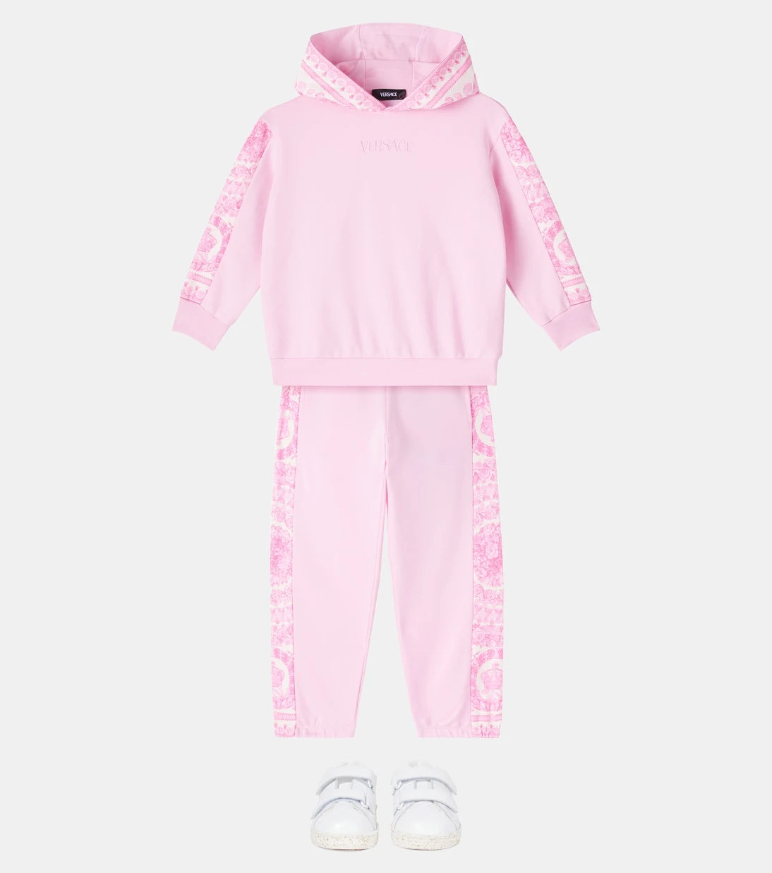 Versace Kids - أحذية رياضية جلدية للأطفال