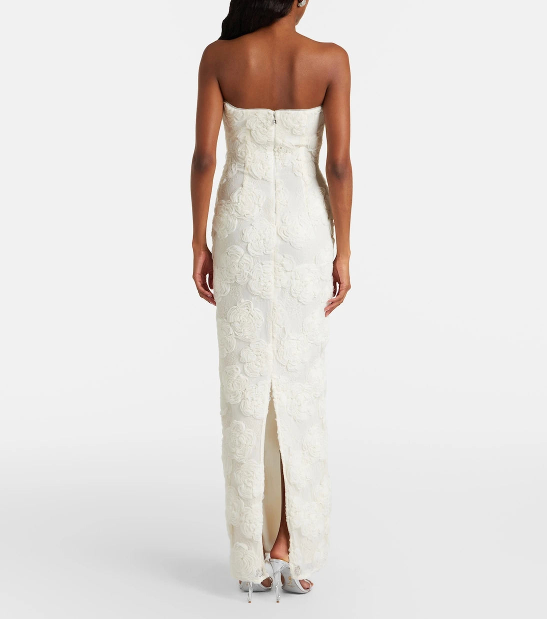 Rotate - Floral mesh gown