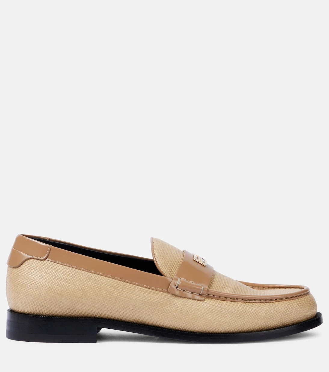 Victoria Beckham - Croc-effect leather loafers