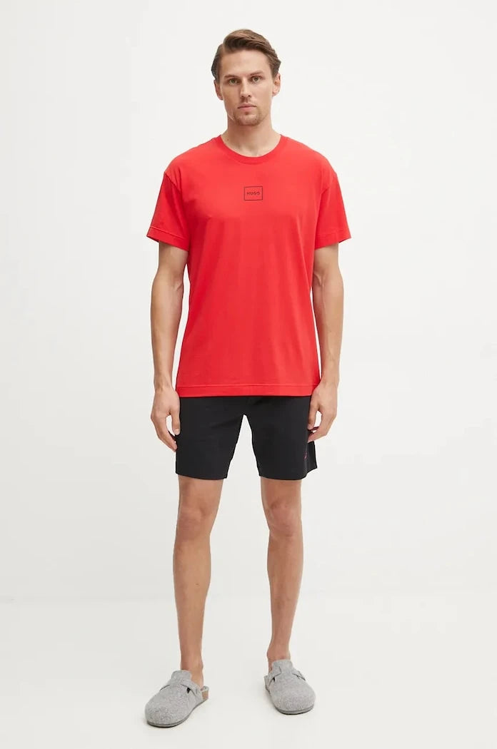 HUGO erkek pamuklu kısa pijama altı Laze Shorts CW